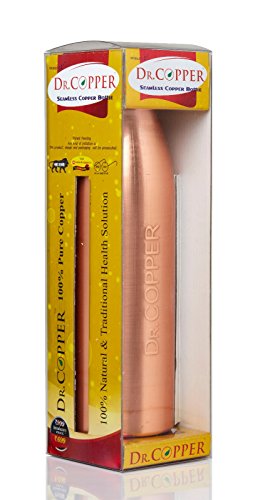 Dr Copper World's First Seam Less Copper Water Bottle